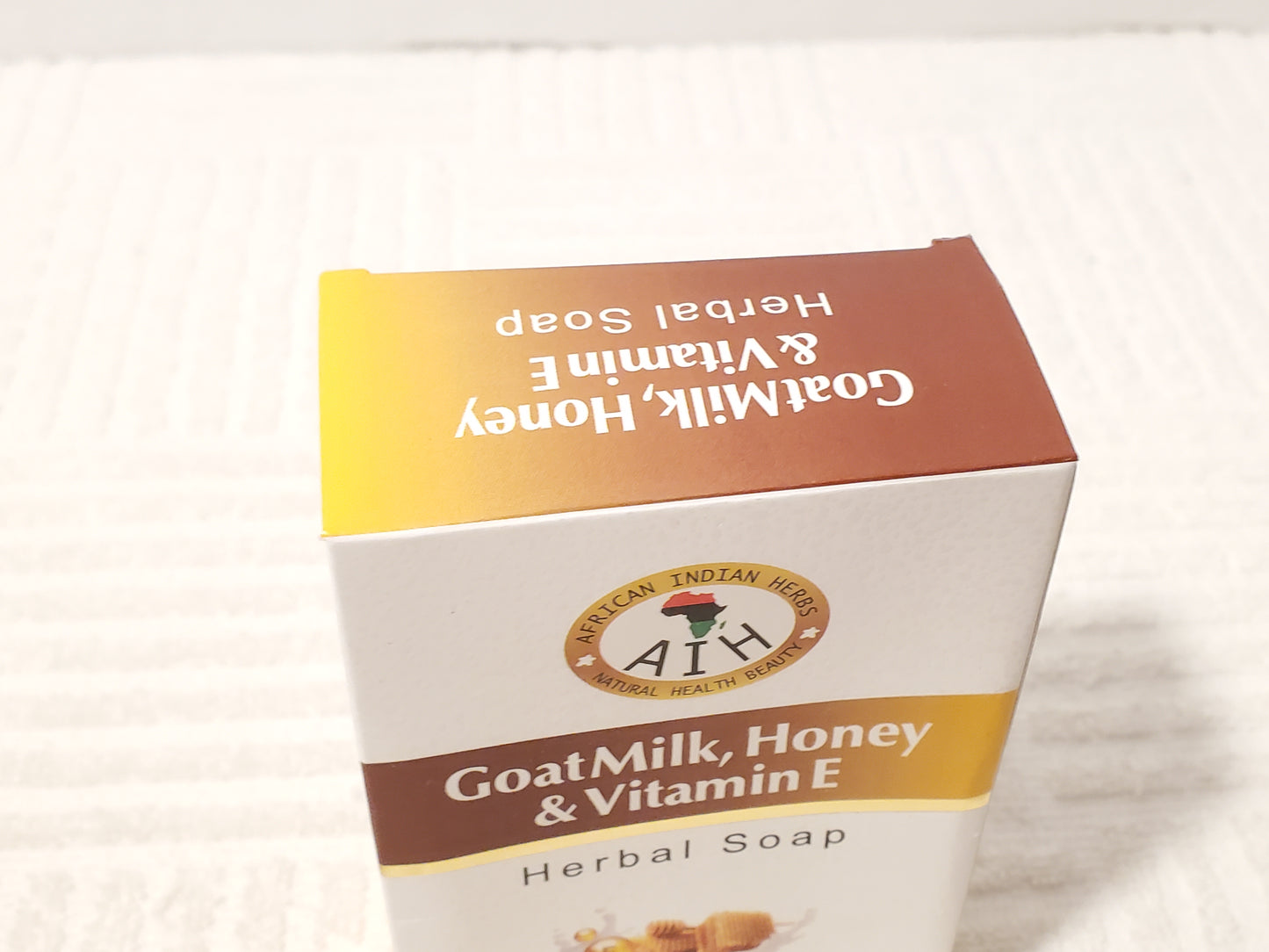 African Indian Herbs Goat Milk Honey Vitamin E Bar Soap Nourishing Soothing 5 oz