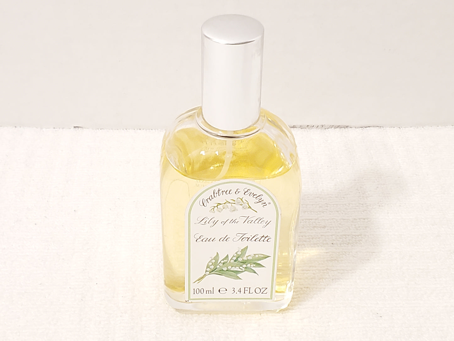 Vintage Crabtree Evelyn Lily of the Valley Eau de Toilette 3.4 oz Bottle Perfume Spray