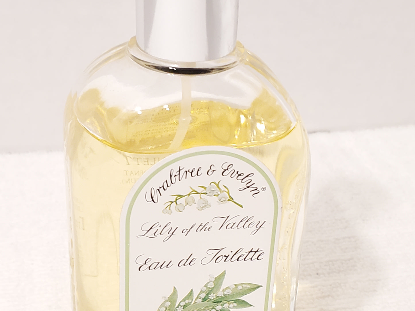 Vintage Crabtree Evelyn Lily of the Valley Eau de Toilette 3.4 oz Bottle Perfume Spray